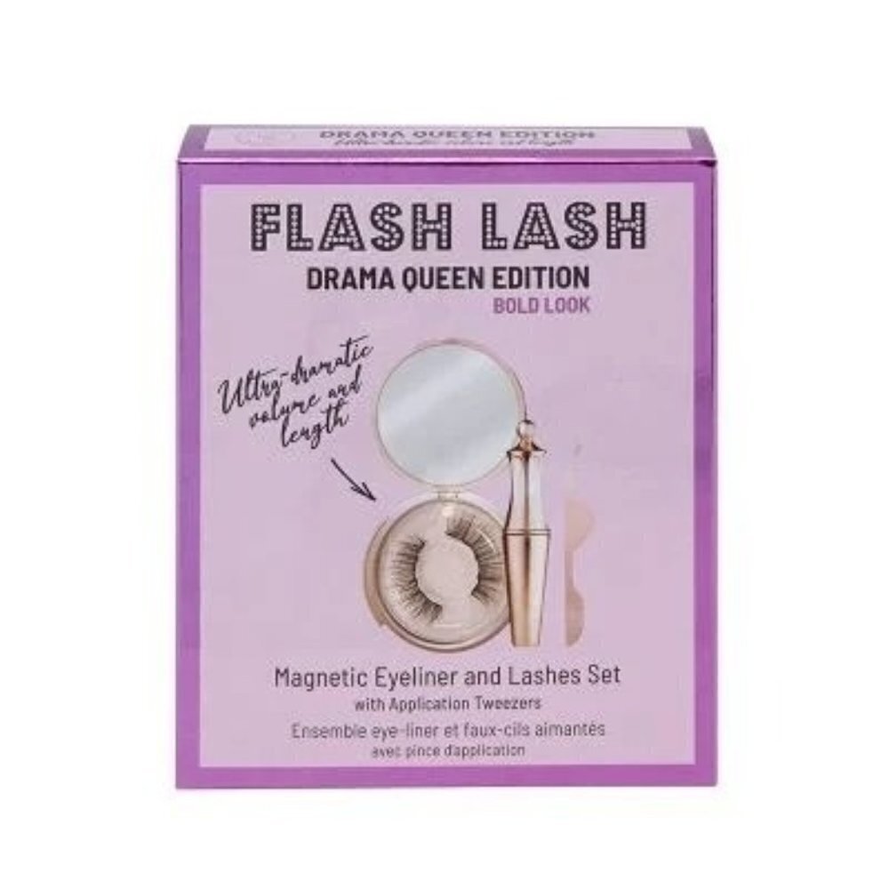 Aria Beauty Flash Lash Drama Queen Bold Look Magnetic Eyeliner & Lashes Set